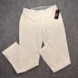 NWT Under Armour Womens Size 10 UA Links Golf Pants White 1362772-100